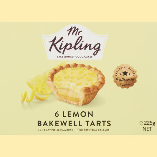 Mr Kipling | Lemon Bakewell Tarts - 6pk