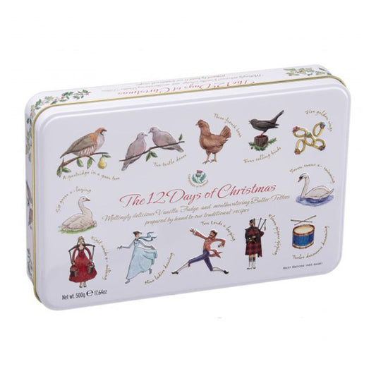 Gardiners | 12 Days of Christmas Luxury Vanillla Fudge Tin 400g