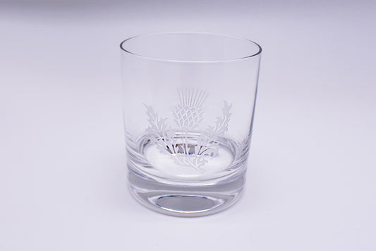 Burns Crystal | Thistle Round Whisky Glass