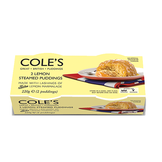 Cole's | Lemon Steamed Puddings Twin pack 220g