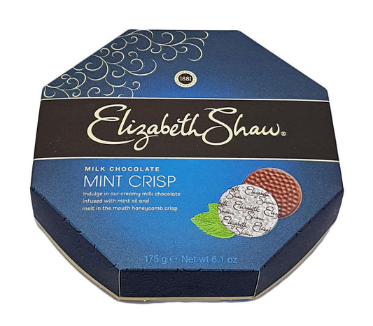 Elizabeth Shaw | Milk Chocolate Mint Crisps 175g