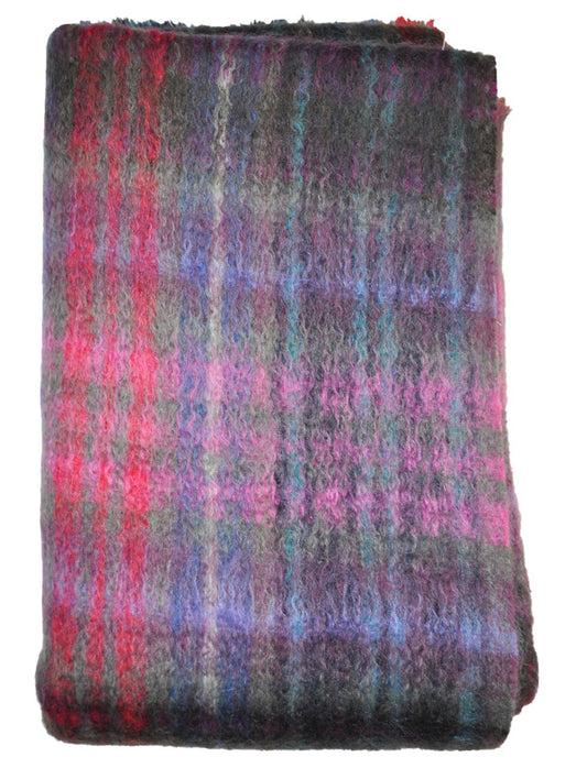 Green Grove Weavers | Mohair Throw - Sloeberry