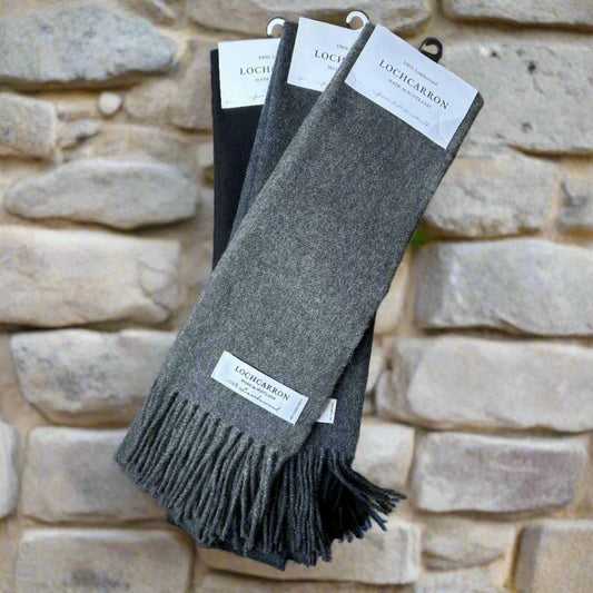 Lochcarron | Solid Colour Lambswool Scarf
