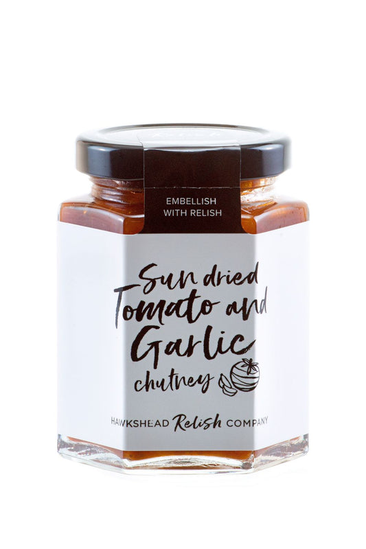 Hawkshead Relish Company | Sun Dried Tomato & Garlic Chutney 195g