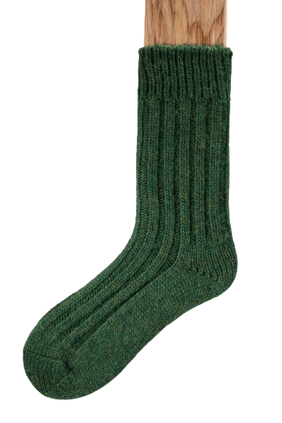 Connemara Tweed sock/Forest Green