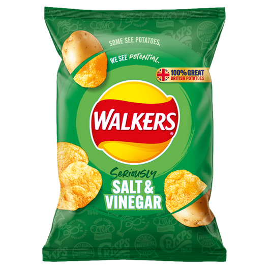 Walker's | Salt & Vindegar Crisps 32.5g