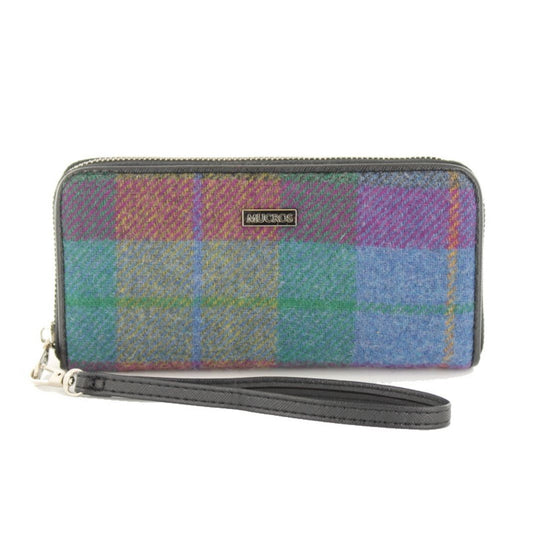 Mucros Weavers | Tweed Wallet Blue & Green