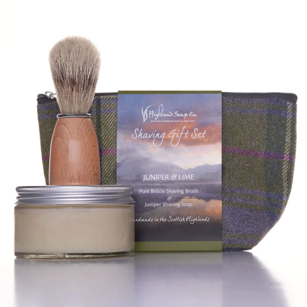 Highland Soap Company | Juniper & Lime Shaving Gift Set