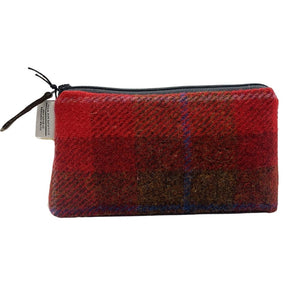 Amy Britton | Harris Tweed Cosmetic Bag Red