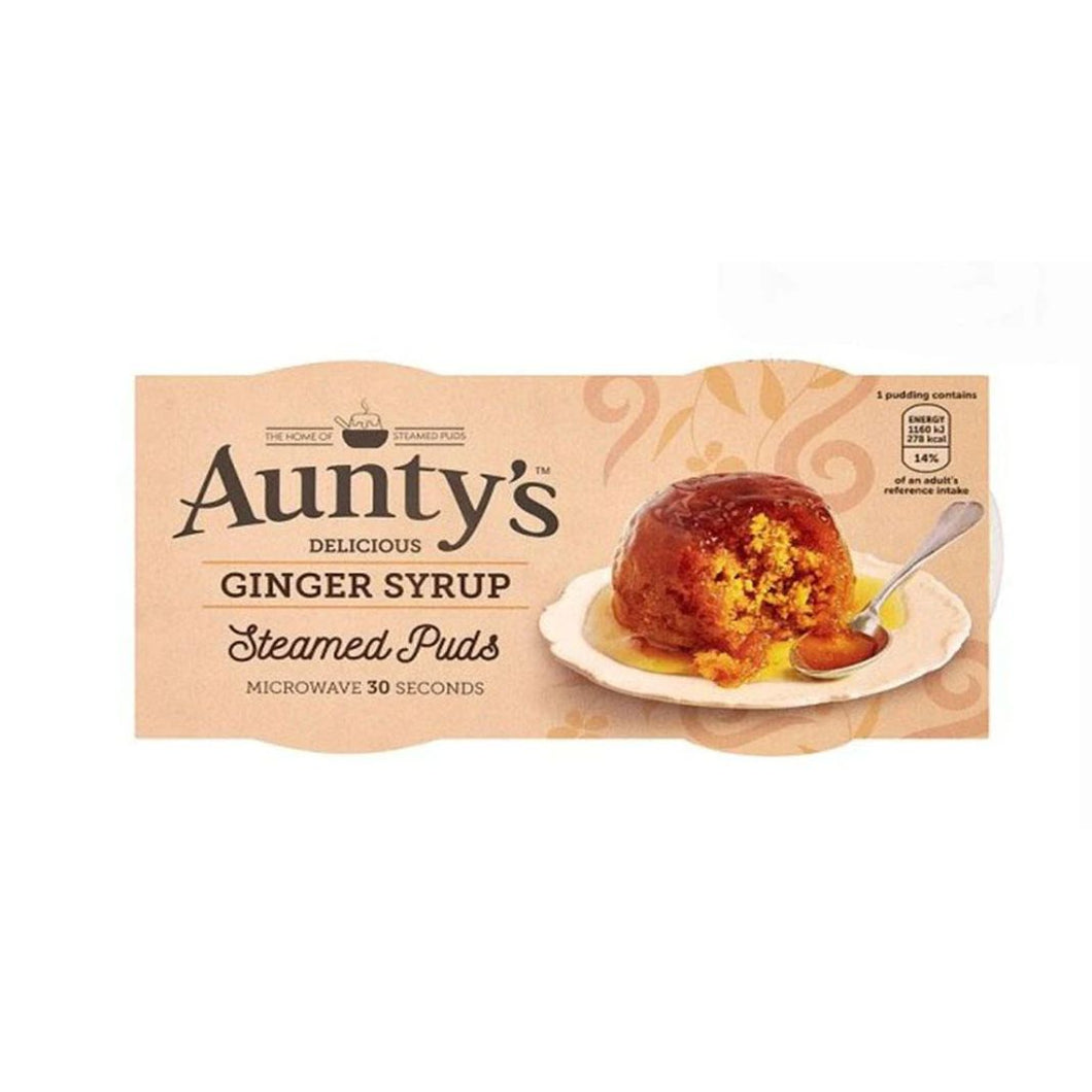 Aunty's | Ginger Syrup Steamed Puds 2 Pk