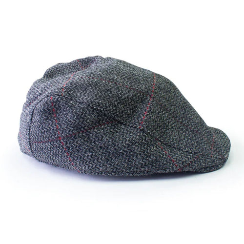 Hanna Hats | Donegal Touring Grey Tweed Cap