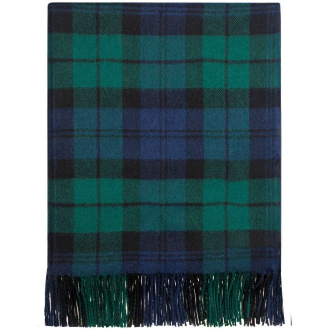 Lochcarron | Black Watch Tartan Lambswool Blanket