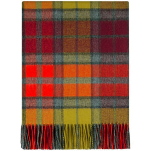 Lochcarron | Buchanan Berry Tartan Lambswool Blanket