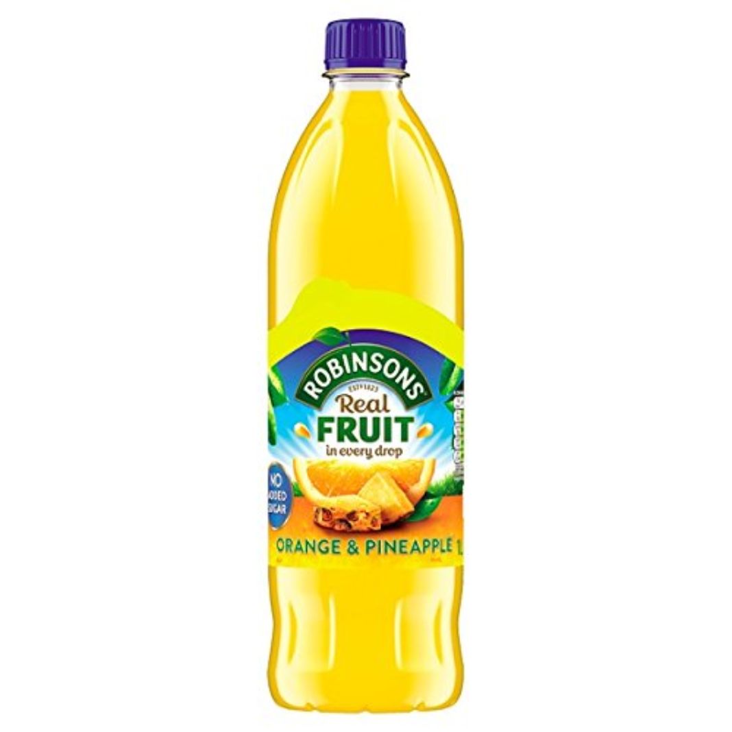 Robinsons | Real Fruit Orange & Pineapple Drink - No Sugar Added 1L