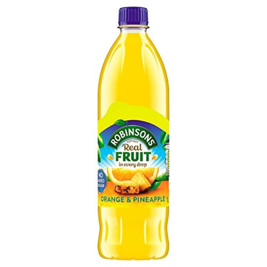 Robinsons | Real Fruit Orange & Pineapple Drink - No Sugar Added 1L