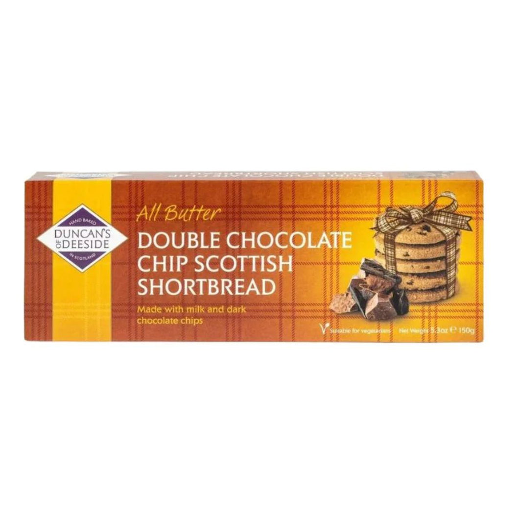 Duncan's of Deeside | All Butter Double Chocolate Chip Shortbread 150g