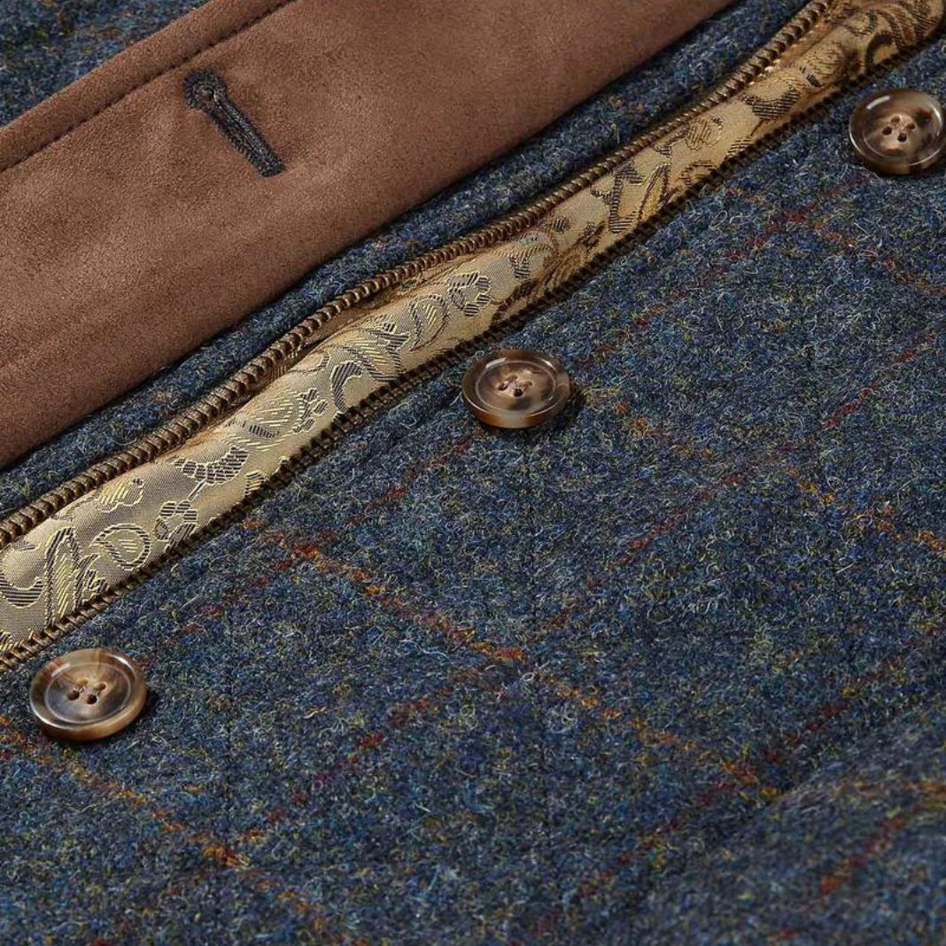 Bucktrout | Harris Tweed Quilted Vest