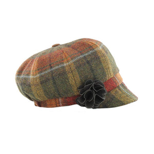 Mucros Weavers | Womens Newsboy Tweed Hat