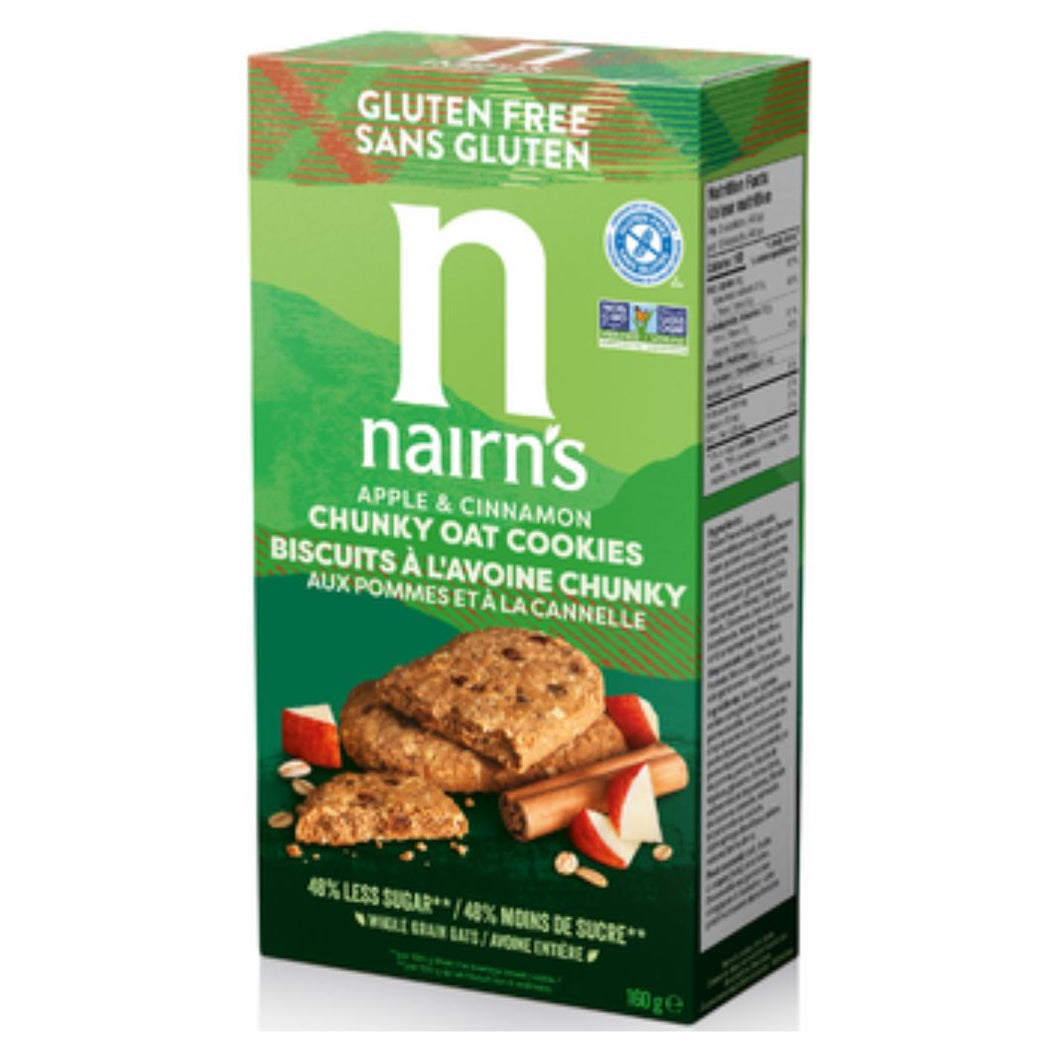 Nainr's | Apple & Cinnamon Chunky Oat Cookies 160g