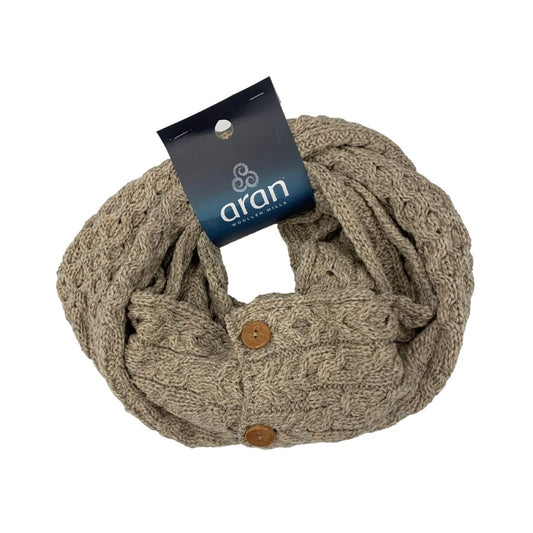 Aran Woollen Mills | Celtic Infinity Scarf - Wicker