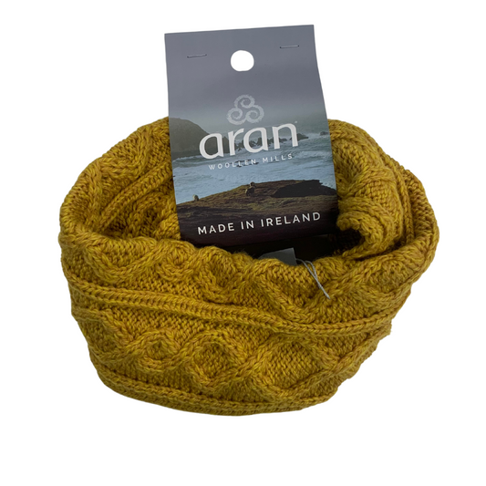 Aran Woollen Mills | Children's Infinity Scarf - Yellow