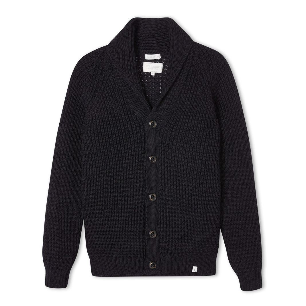 Peregrine | Shawl Collar Cardigan Navy