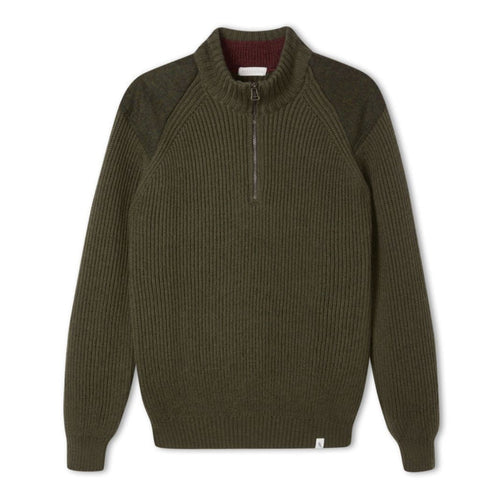 Peregrine | Foxton Olive Sweater