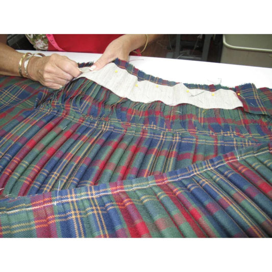 Custom 8-yard Kilt | Balmoral hand-stitched Kilt