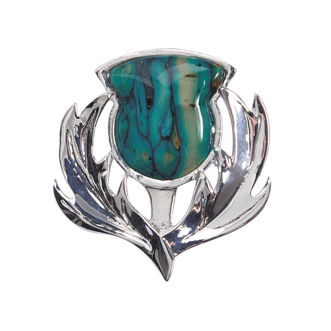 Bora Thistle Heathergem Brooch | The Scottish Company | Toronto