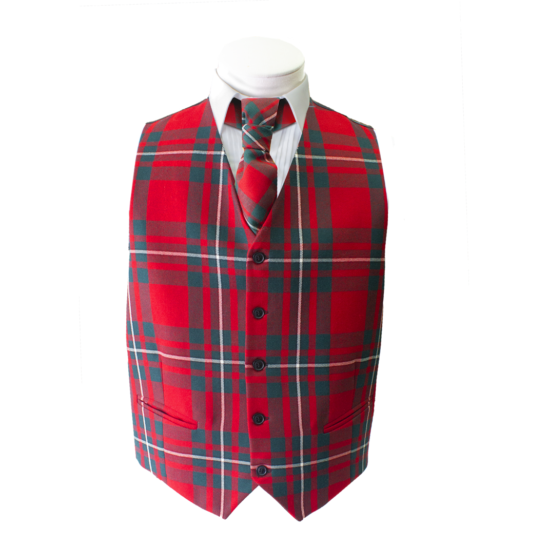 Custom Tartan Wool Vest