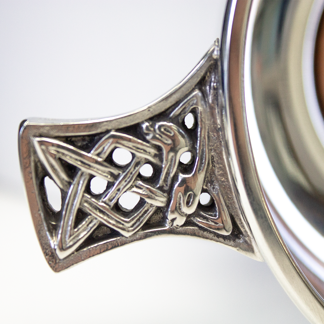 3.5" Copper Bottom Pewter Quaich | The Scottish Company | Toronto