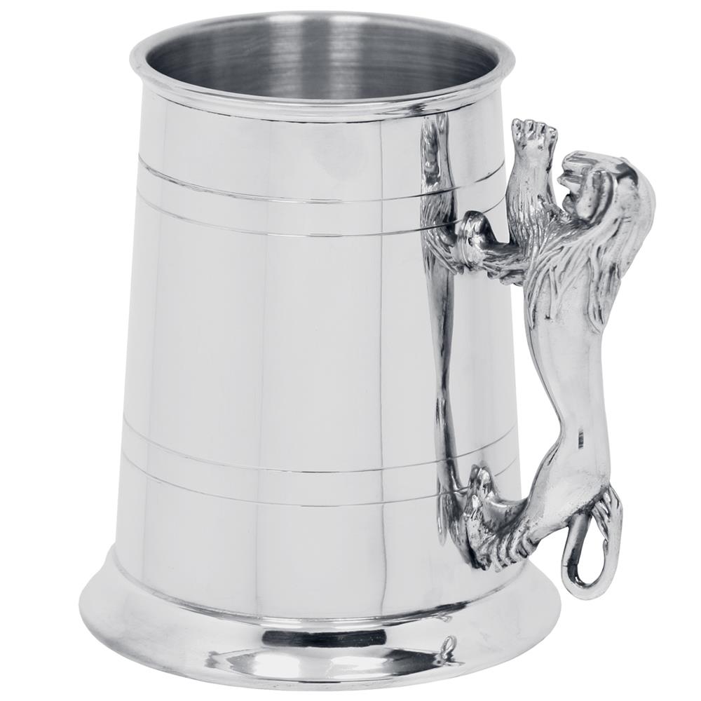 Tankard | Pewter Lion Handle