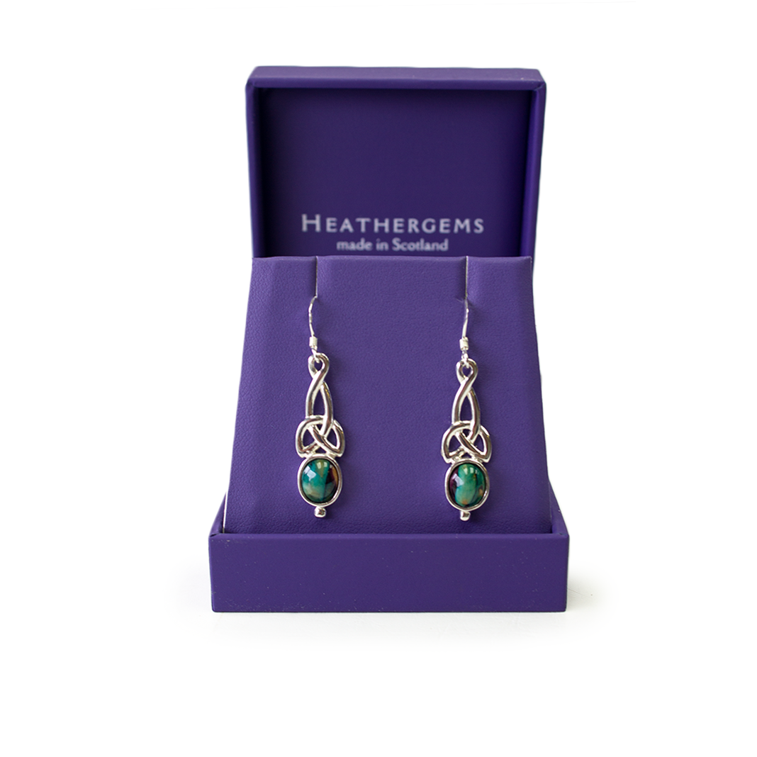 Heathergems Sterling Silver Celtic Knot Earrings | The Scottish Company | Toronto