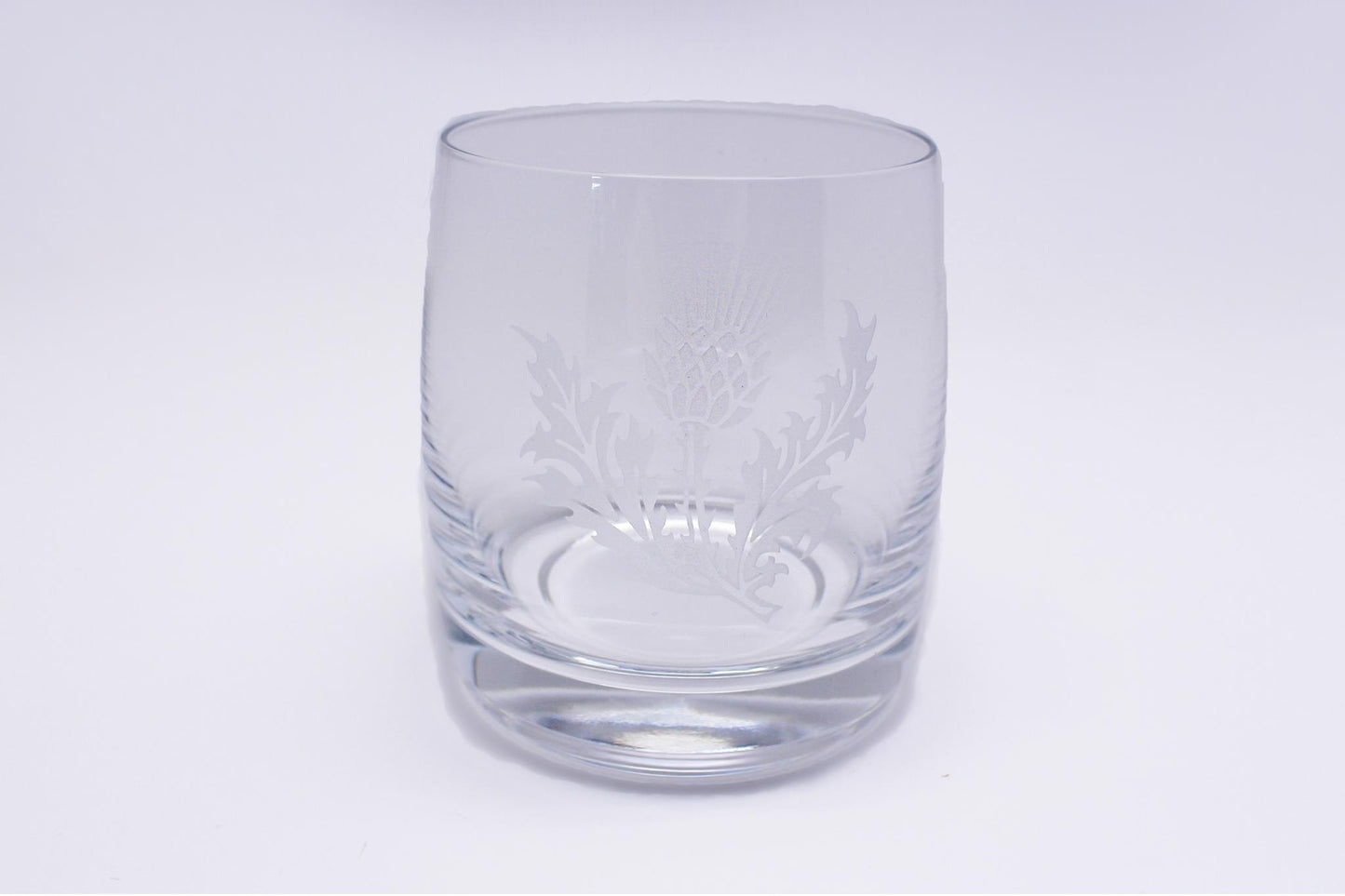 Burns Crystal | Thistle Round Whisky Glasses