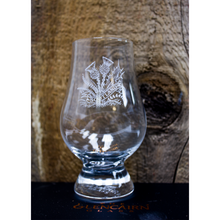 Glencairn Thistle Engraved Whisky Glasses - Set of 4