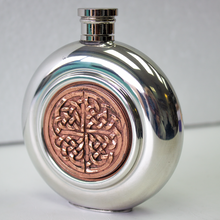 6oz Celtic Pewter and Copper Flask