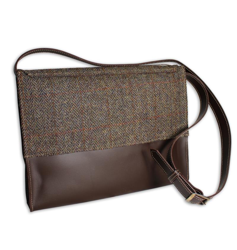 Bucktrout | Harris Tweed Messenger Bag