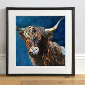 Lauren's Cows | Highland Cow "Lizzie" Print