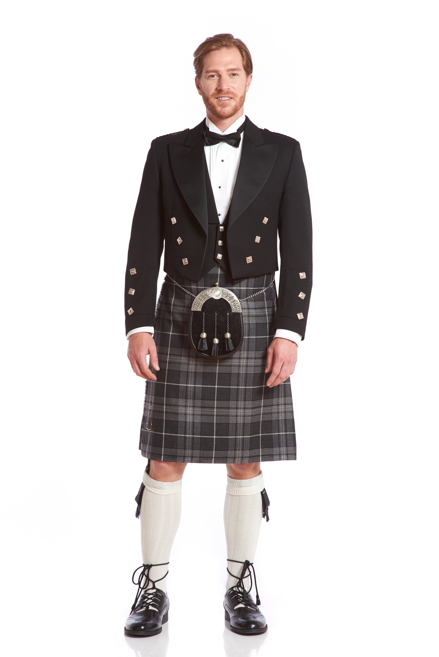 Prince Charlie Jacket & Kilt Rental Package