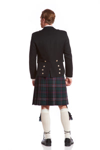 Prince Charlie Jacket & Kilt Rental Package | 3 Button Vest