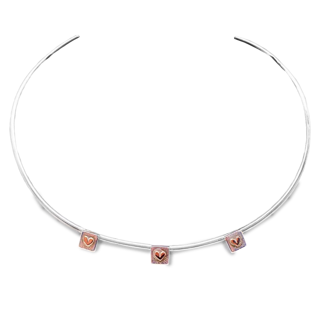 Linda MacDonald | Petite Hearts Collar Necklace