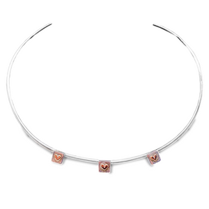 Linda MacDonald | Petite Hearts Collar Necklace