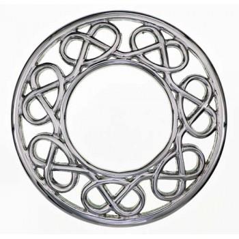 Brooch | Stroma Celtic Pewter Plaid Pin