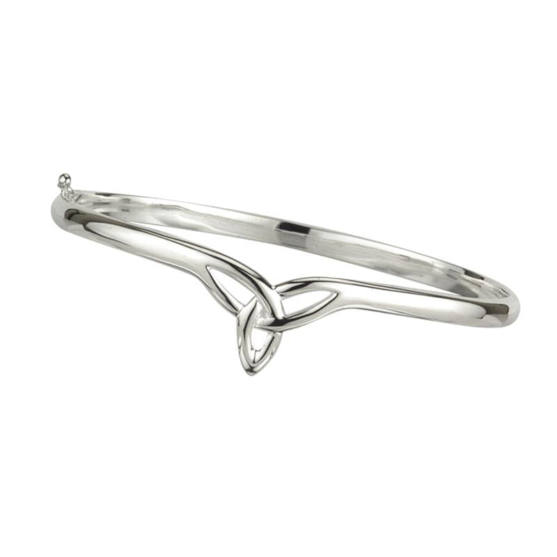 Solvar sterling silver Trinity knot bangle | The Scottish company