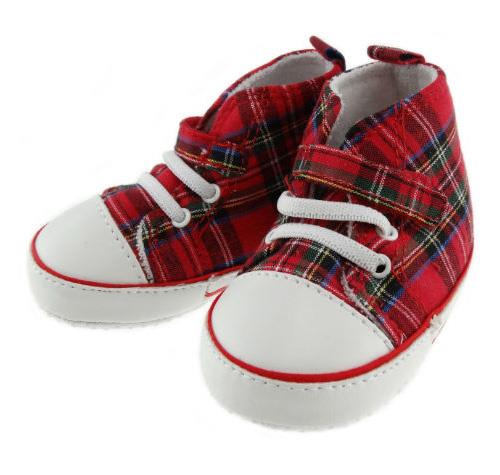 Tartan Baseball Booties