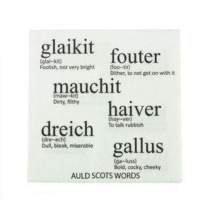 Napkins | Auld Scots Words