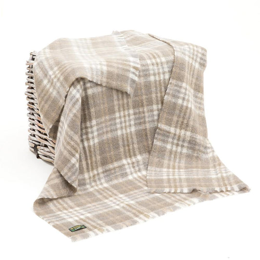 John Hanly Mohair & Wool Throw | The Scottish Company