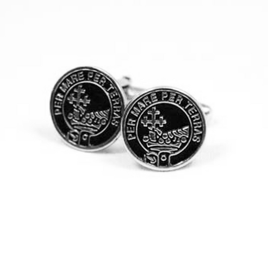 Clan Crest Silver Cufflinks