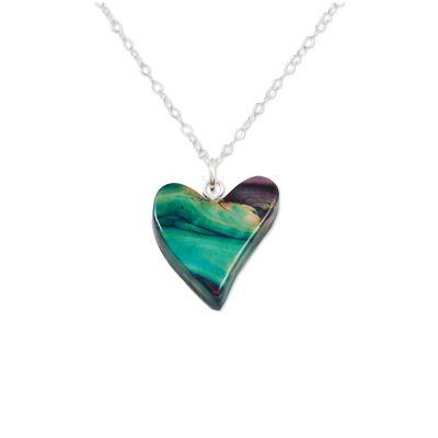 Heathergems Silver Heart Pendant | The Scottish Company