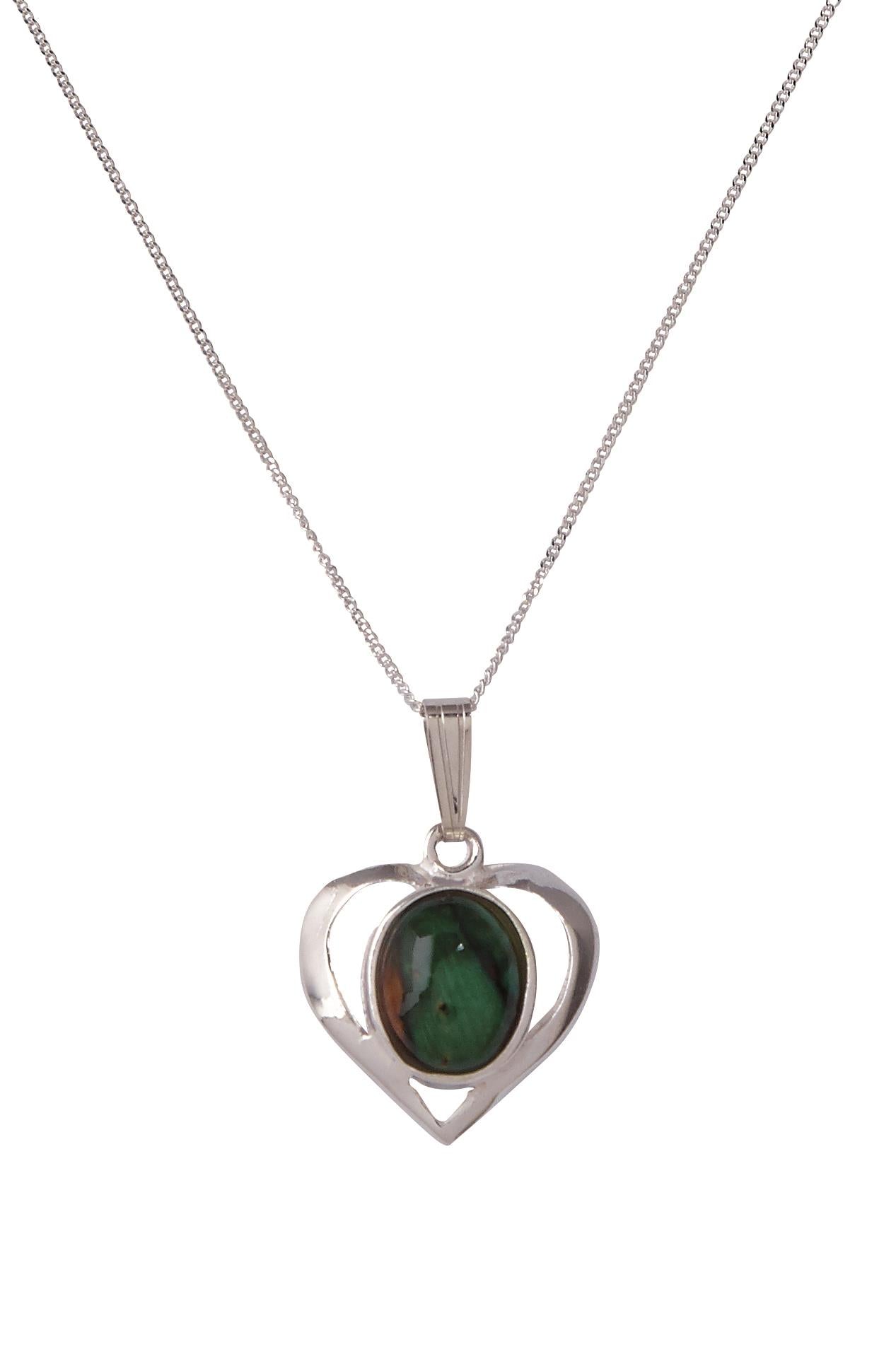 Heathergems | Open Heart Pendant